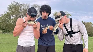 Catching BIG Bass at a Golf Course