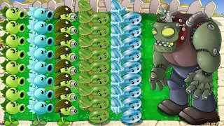 Team Plants Attack Vs Giga Gargantuar Vs Dr Zomboss Plants Vs Zombies Battlez