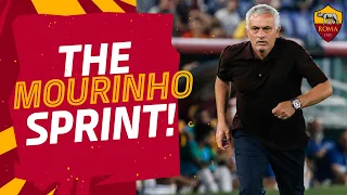 JOSÉ MOURINHO SPRINTS DOWN THE SIDELINE! | Roma 2-1 Sassuolo