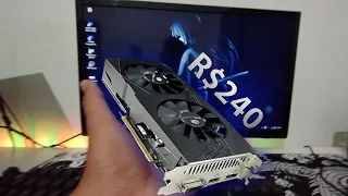 RX 580 MLLSE DO ALIEXPRESS, ME SURPREENDEU POR R$240, PASSOU SEM TAXA..