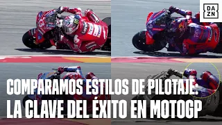El pilotaje en MotoGP: diferencias entre Marc Márquez, Jorge Martín y Enea Bastianini | Box Cero