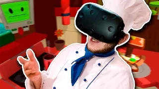 ШЕФ-ПОВАР В МАКДОНАЛДСЕ! | Job Simulator (HTC Vive VR)