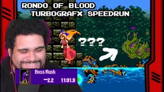 What's it like to speedrun Castlevania for TURBOGRAFX-16? | Rondo of Blood 1993 #retro #speedrun