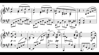 Intermezzo op.118 No. 2 (J. Brahms) Score Animation