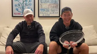 COACH ANDREW GU RACKET JOURNEY ENDS TODAY. WHICH TENNIS RACKET DID HE CHOICE AND WHY?
