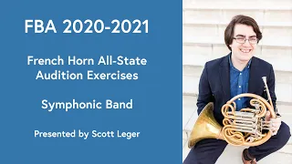 FBA 2020 All-State Symphonic (11th-12th Grade) Band Audition Guide with Score and Performance Notes