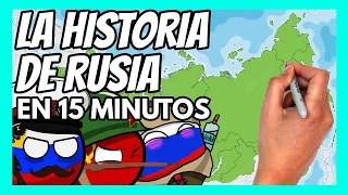 ✅ La HISTORIA de RUSIA en 15 minutos | RESUMEN fácil y divertido