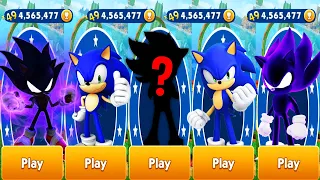 Sonic Dash - Sonic vs Dark Sonic vs Secret Character vs All Bosses Zazz Eggman All Characters Unlock