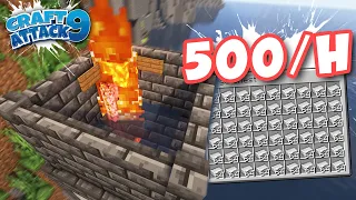 OP Eisen Farm! 500+ Pro STUNDE in CraftAttack 9! #3