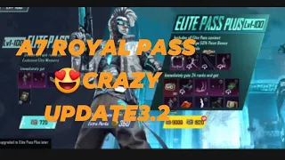 Pubgmobile 3.2 Crazy update😍 A7Rayalpass and all rewards | ARFAN |