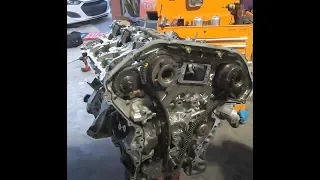 G37/370z VQ37VHR motor tear down PART1
