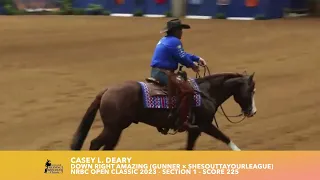 Casey L. DearyDown Right Amazing NRBC Open Classic 2023 - Section 1 - Score 225