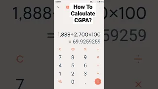 To Calculate CGPA, follow this steps.