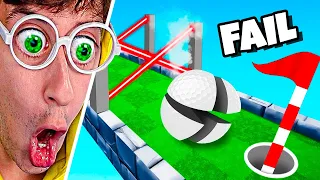 100% HOYOS TROLL ⛔! (Récord Guinness de FAILS 😂⛳) - Golf it