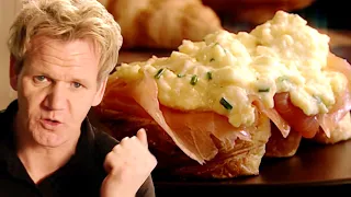 Christmas Scrambled Eggs and Smoked Salmon with Gordon Ramsay