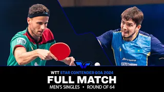 FULL MATCH | Kirill GERASSIMENKO vs Tiago APOLONIA | MS R64 | #WTTGoa 2024