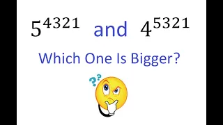 How to Compare Two Very Large Exponents?