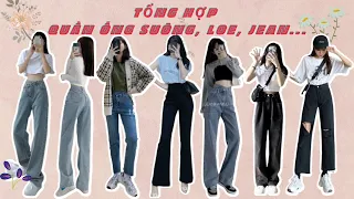 [SHOPEE HAUL] Tổng hợp quần Jeans nữ siêu hack dáng trên Shopee Tik Tok P2