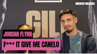 "F*** IT GIVE ME CANELO" bold statements from Jordan Flynn
