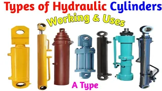 Types of Hydraulic Cylinder । Double Acting । Single Acting । Telescopic Type Uses & Applications.