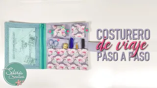 COSTURERO DE VIAJE paso a paso - organizador de costura