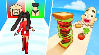 Build A Queen | Sandwich Runner - All Level Gameplay Android,iOS - BIG NEW APK UPDATE