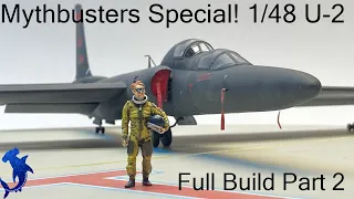 Mythbusters Special | Italeri TR-1B Part 2 How to paint an all black aircraft!