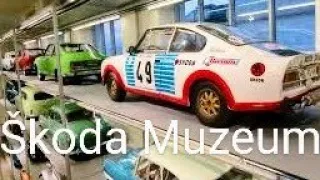 Návštěva Muzea Škoda 11/22 Historie Škoda & Laurin & Klement automobilky s Českými komentářem