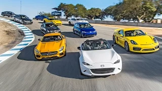 Picking the 2015 Motor Trend Best Driver's Car!