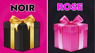 Noir VS Rose 💗🖤 Choisis ton CADEAU   ! 🎁