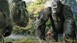 غوريلا ضخمه تنقذ فتاه ثم تقع فى حبها | ملخص فيلم King kong