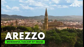 AREZZO awesome Tuscany by drone 4K, Wonderful Italy from above 😎