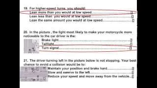 2023 Dmv Motorcycle  Released Test Questions part 2