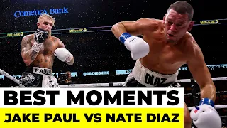 Jake Paul vs Nate Diaz Full Fight | Highlights #jakepaul