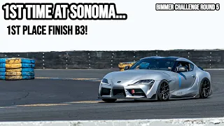 Sonoma Raceway: 1st Place in B3! BimmerChallenge Rd. 5