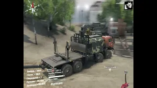 SpinTires Карта Город в лесу