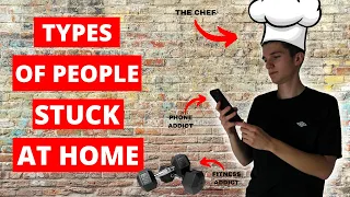TYPES OF PEOPLE STUCK AT HOME 2020 // Different Types Of People Stuck At Home Comedy Skit