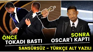 Will Smith Punched Chris Rock Before Winning an Oscar - Uncensored - Turkish Subtitles