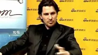 Christian Bale Interviewed By Sina For 'The Flowers of War' ~ Pt. 1/2