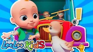 🚌🎶 The Wheels on the Bus | 2-Hour Kids Songs Compilation by LooLoo Kids 🎉