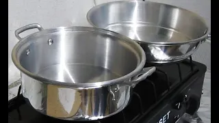 COMO CURAR OLLAS NUEVAS DE ALUMINIO - HOW TO CURE NEW ALUMINUM POTS | Te comparto mi sazon