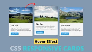 CSS Flexbox Responsive Cards frontend  Simplified | Web Design Tutorial