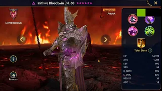 Raid Shadow Legends Hero Showcase Initwe Bloodtwin lv 60