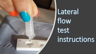 Lateral flow test. Rapid test for coronavirus, self swab. Covid. Tests for schools and universities.