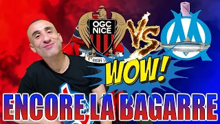 OGC NICE VS MARSEILLE, LA BAGARRE!