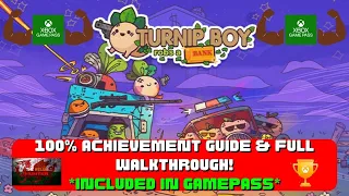 Turnip Boy Robs A Bank - 100% Achievement Guide & FULL Walkthrough! *Included In Gamepass*