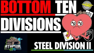THESE ARE ROUGH. Worst Divisions in SD2- Steel Division 2
