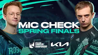 SIUUUUU | Kia Mic Check | 2022 LEC Spring Finals