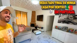 MOSTRANDO O RESULTADO FINAL DA MINHA CASA POR DENTRO EM PORTUGAL - (Conrado Vlogs)