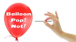 Ballon Pop! Not! Fun Science Experiment